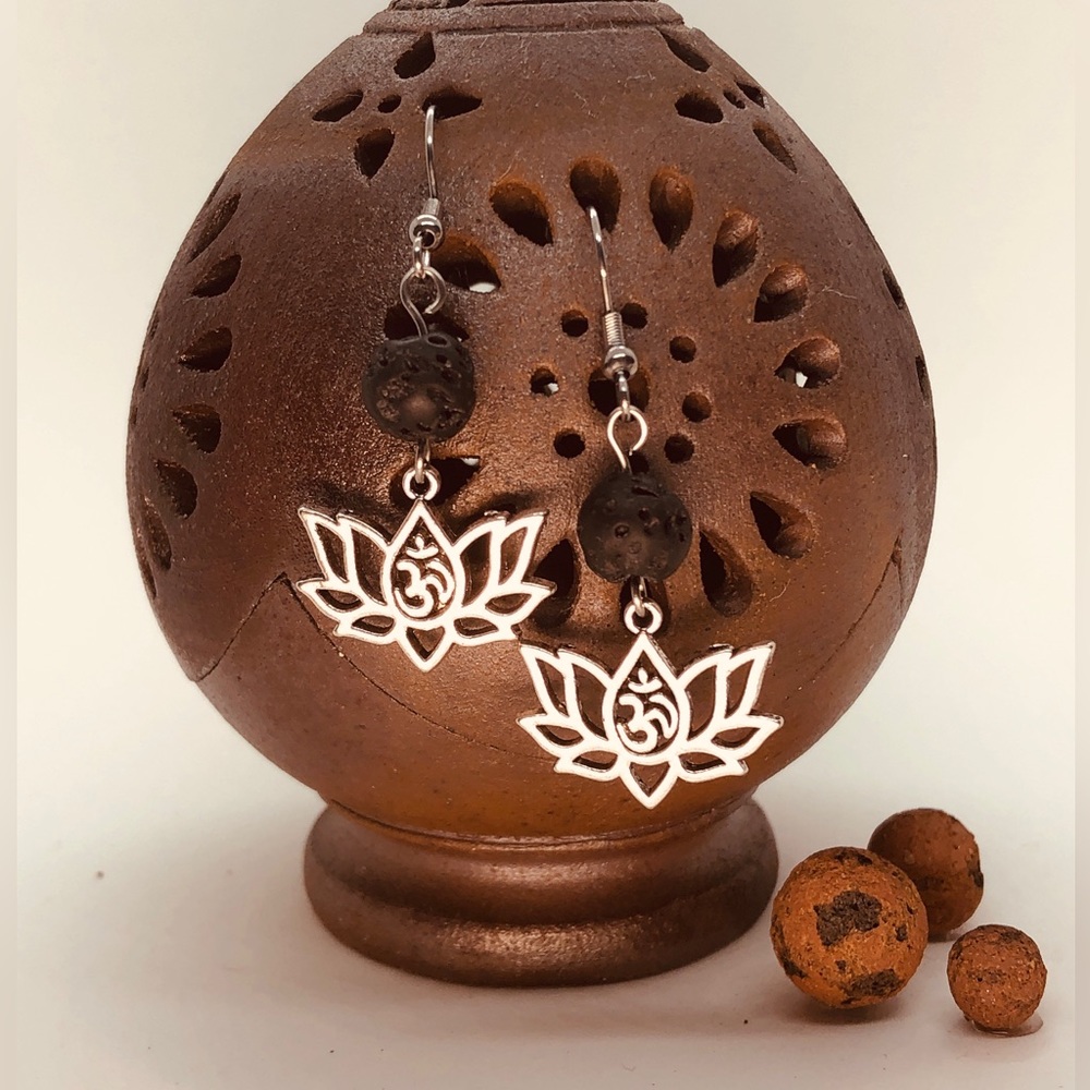 Lotus Aromatherapy Earrings